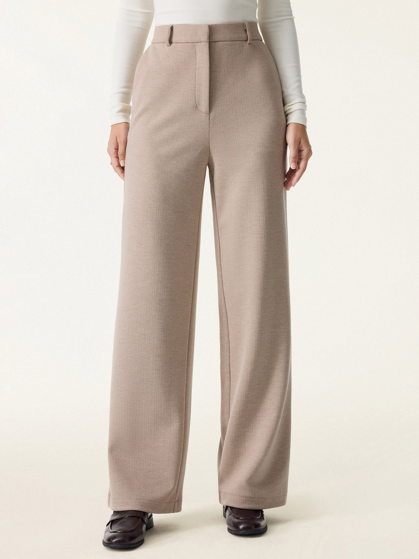 Jero ™ | 2Pcs Set Full Zip Jacket & Mid Rise Straight Leg Pants with Pockets