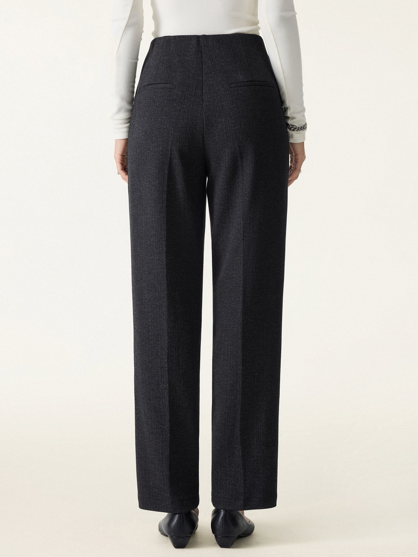 Jero ™ | 2Pcs Set Regular Tapered Trousers & Retro Belted Jacket