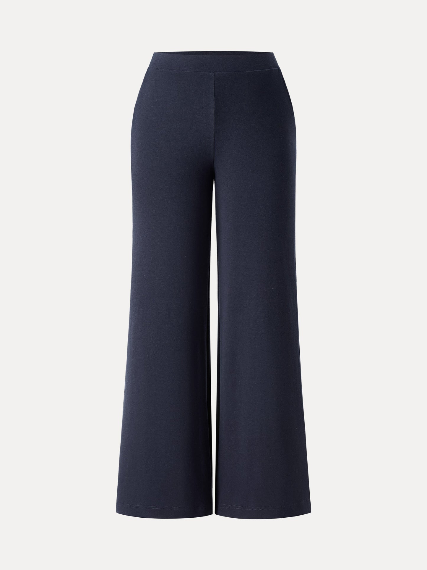 Jero™ | Wool Wide Leg Pull-on Pants with Pockets