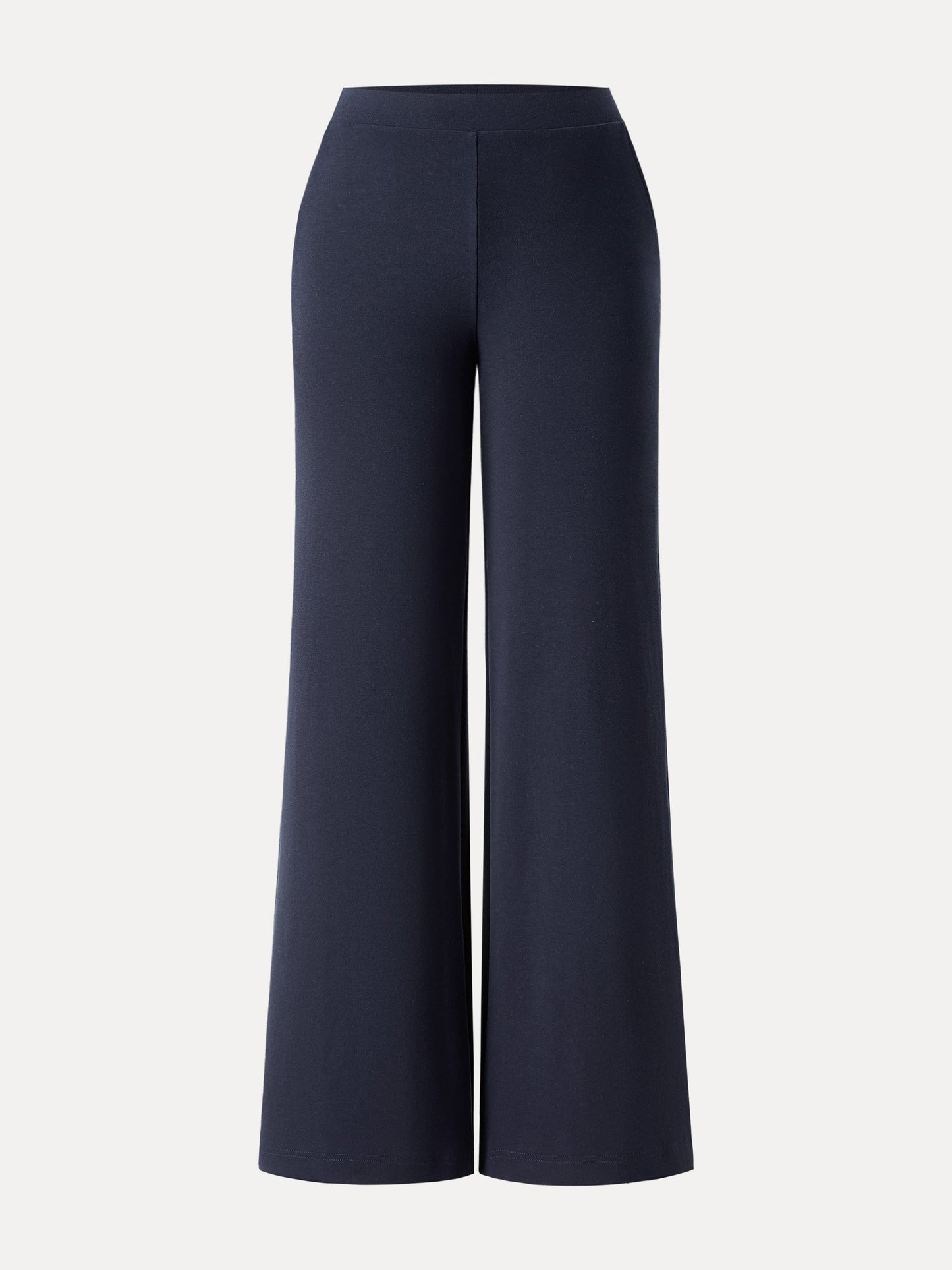 Jero™ | Wool Wide Leg Pull-on Pants with Pockets