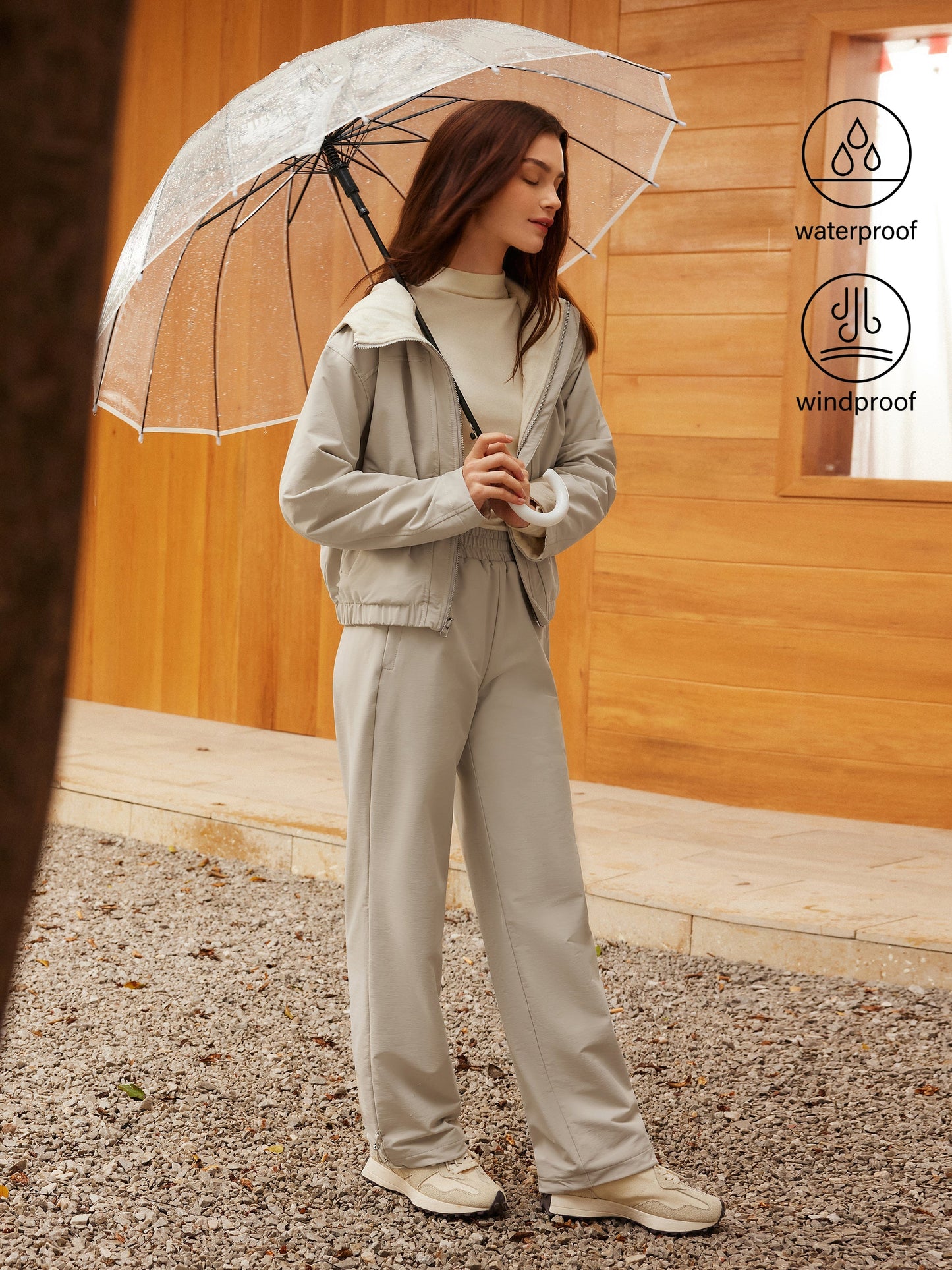 Jero™ | Water-Proof Fleece-Lined Elastic Waist Pant