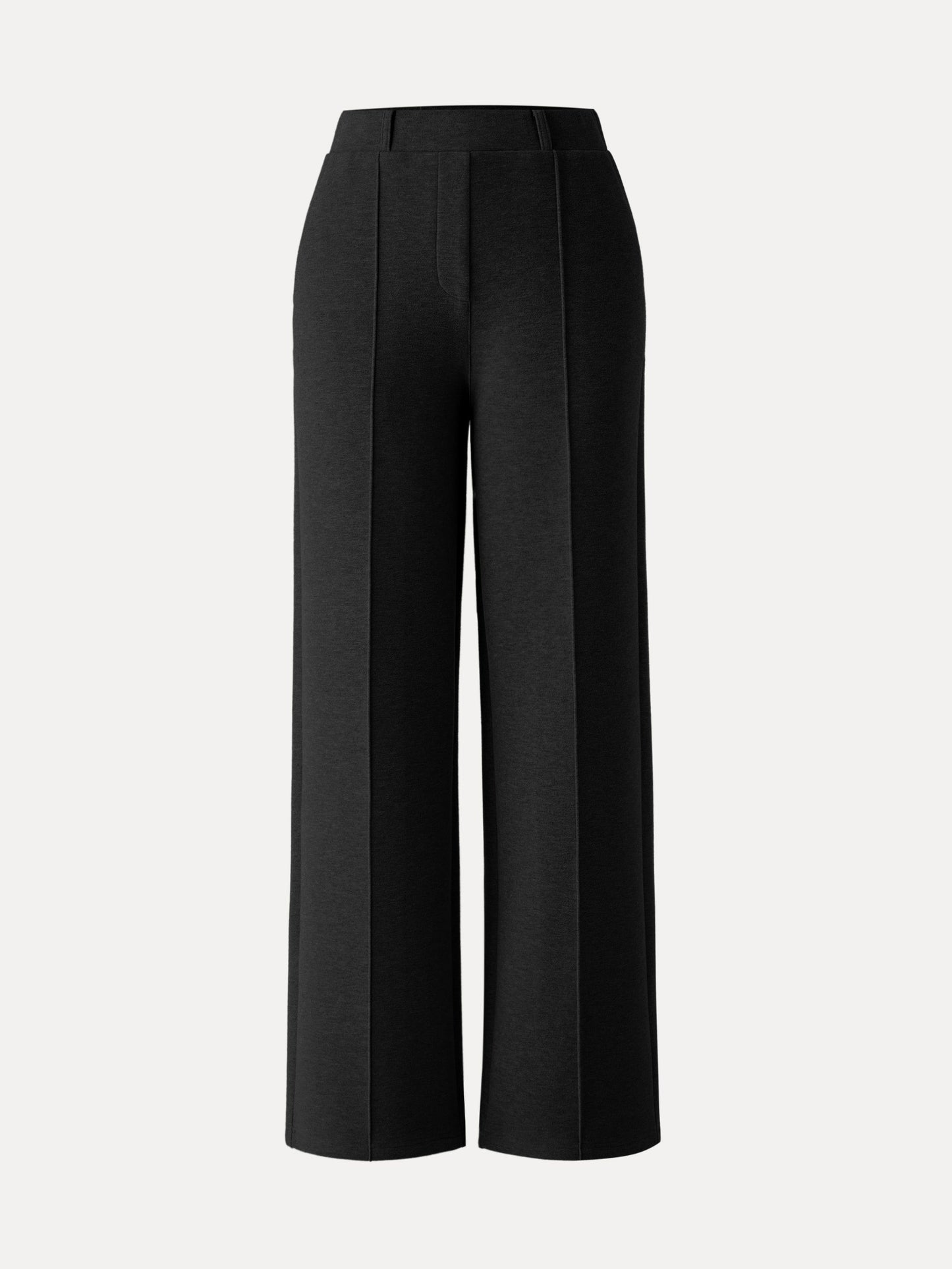 Jero™ | High Waisted Straight Leg Pull On Pant