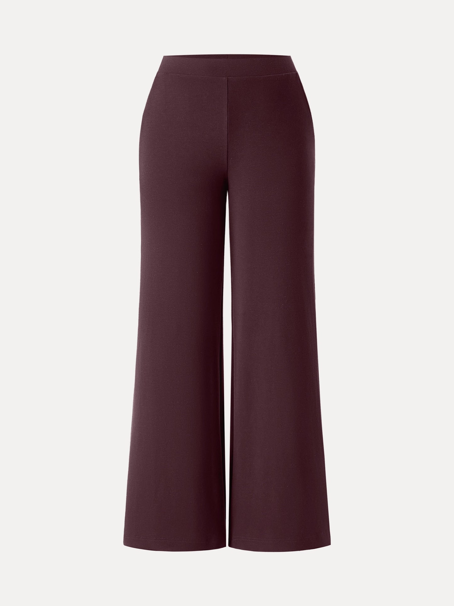 Jero™ | Wool Wide Leg Pull-on Pants with Pockets
