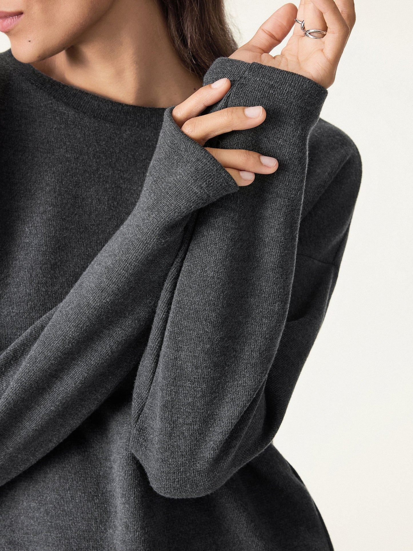 Jero ™ | 2Pcs Set Long Sleeve Top & Mid Rise Straight Leg Pants