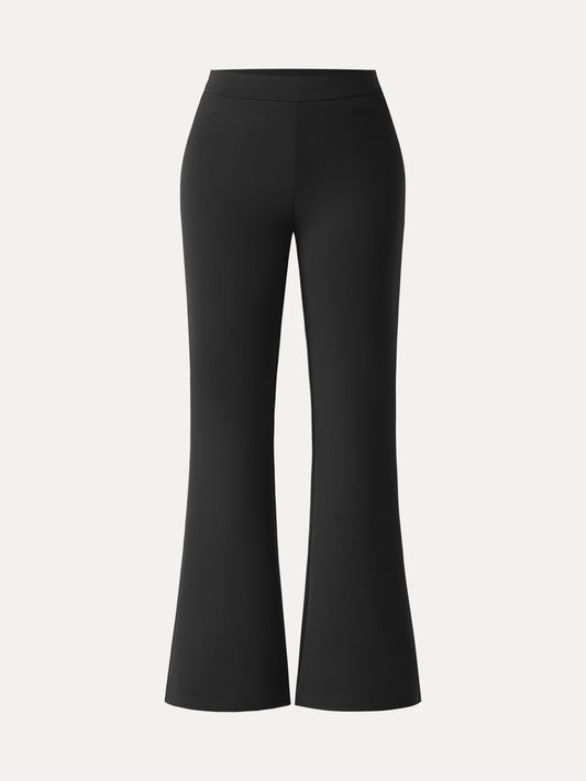 Jero™ | Slimming Ponte High Rise Pull-on Flared Pants