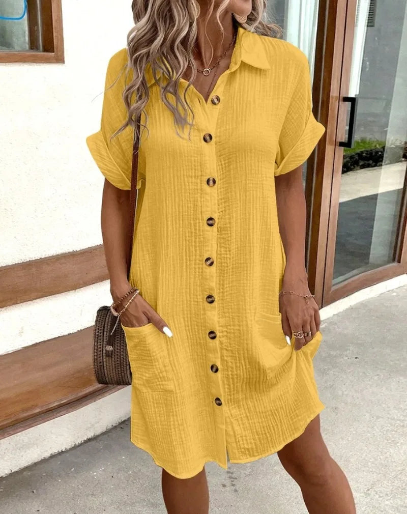 Sadie | Elegant Shirt Dress