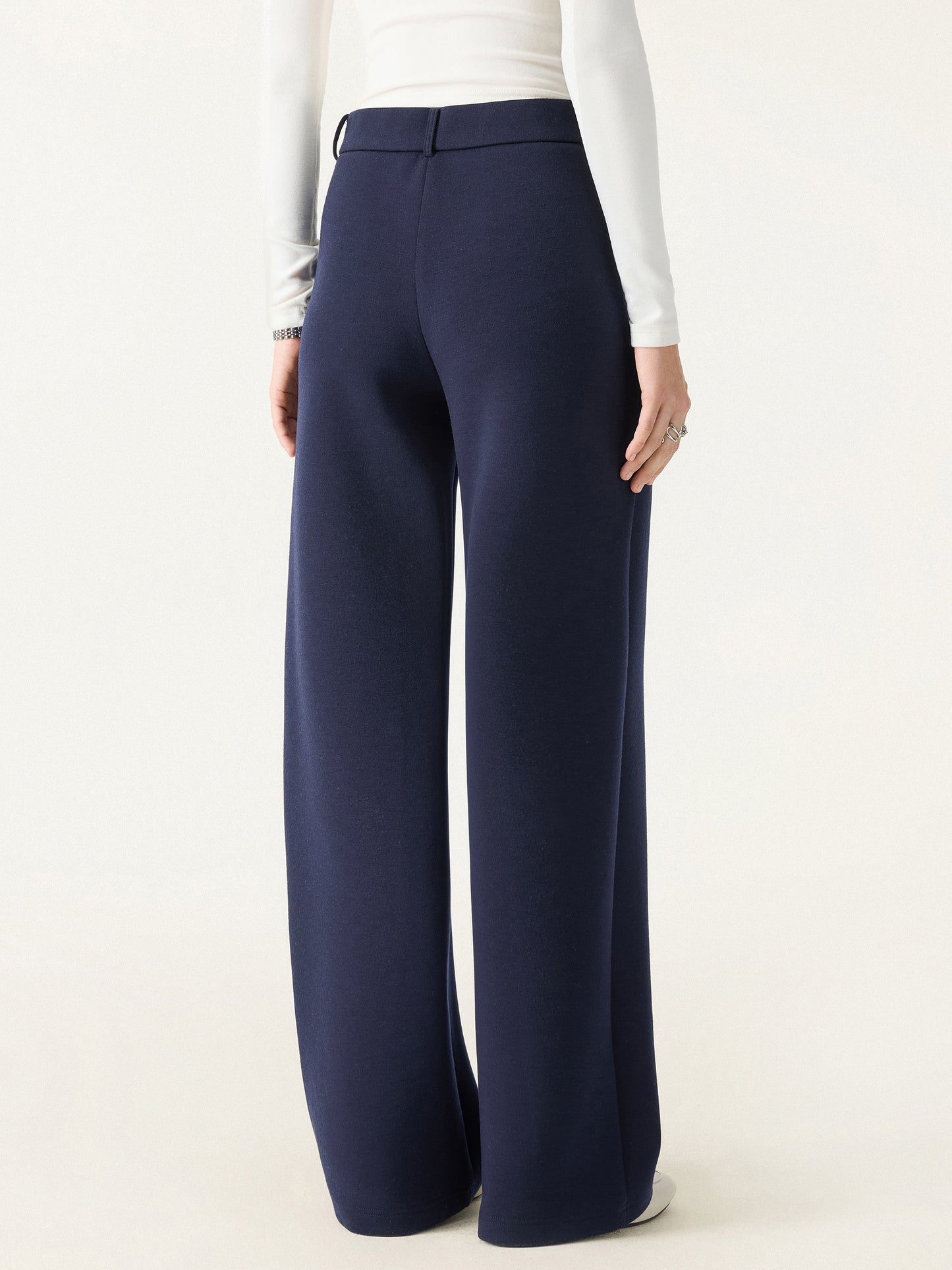 Jero ™ | 2Pcs Set Belted Shawl Collar Robe Jacket & Mid Rise Straight Pants with Pockets