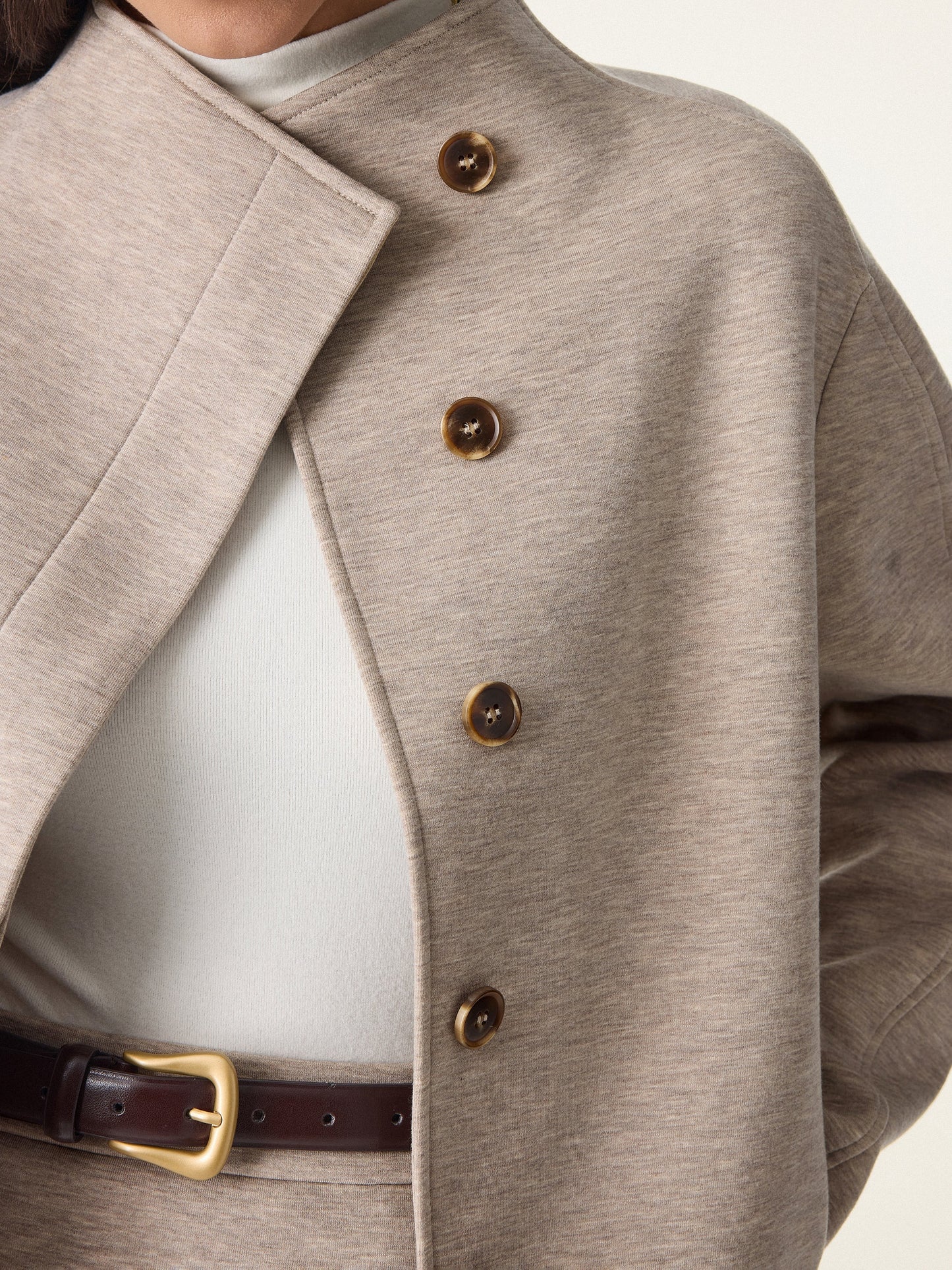 Jero ™ | 2Pcs Set Jacket & Double Waistband Straight Pants